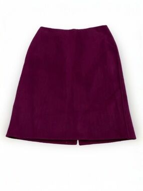 Talbots Burgundy Wool-blend Skirt Size 2 Officecore Career Academia Preppy